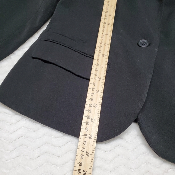Merona Blazer Black Size 10 Long Sleeve Work Basic - Picture 2 of 6